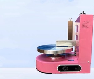 Fully Automatic Portable Smoothing <strong>Cake</strong> Creamer Creaming Leveller Machine <strong>Round</strong> Pie <strong>Cake</strong> Cream Dressing Plastering <strong>Maker</strong> - Product Image 5