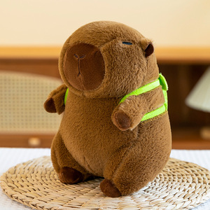 8-inch dễ thương capybara siêu mềm đồ chơi sang trọng thêu Pull-out snot búp bê xấu xí capybara guinea pig búp bê cho Claw máy - Product Image 5