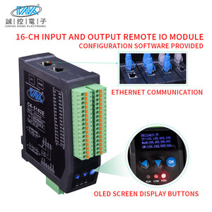 Modulo IO remoto analogico con ingresso a 16 canali con integrazione EtherNet/IP a 16 canali digitale NPN Mos/relè a 16 canali