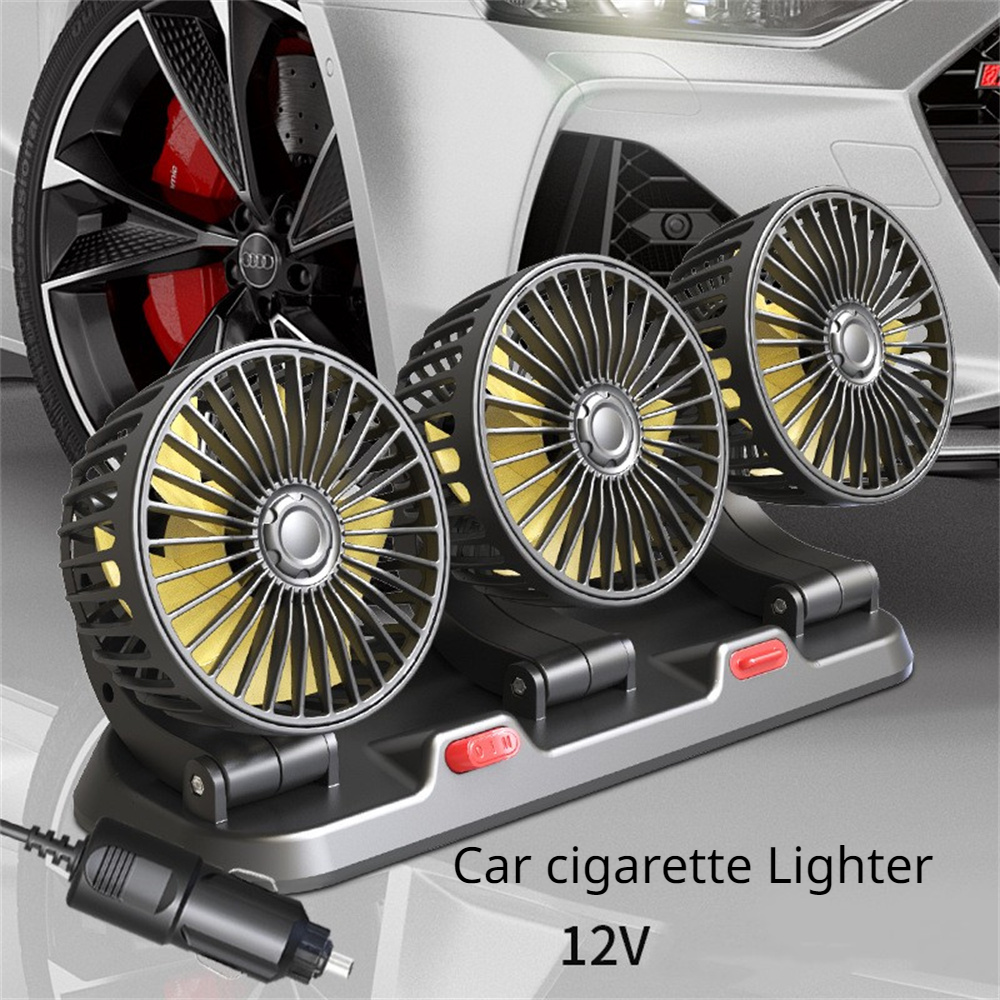 Allume-cigare de voiture 12V à 3 têtes