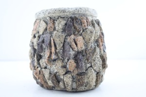Cement Flower <strong>Pot</strong> Cement <strong>Plant</strong> <strong>Pot</strong> Item Custom Decorative Cheap Simulation <strong>Stone</strong> Used with Artificial Flower Hand Carved Modern - Product Image 3