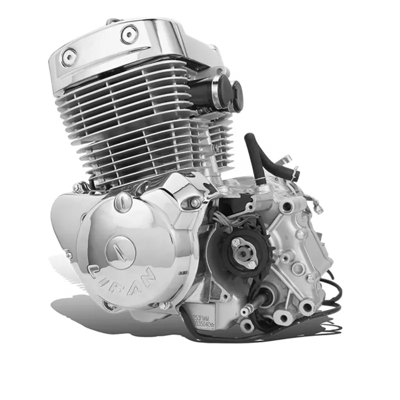 Cqjb motor de motocicleta, de alta qualidade, 250cc, refrigerado a ar, paralelo, cilindro duplo, montagem do motor da motocicleta