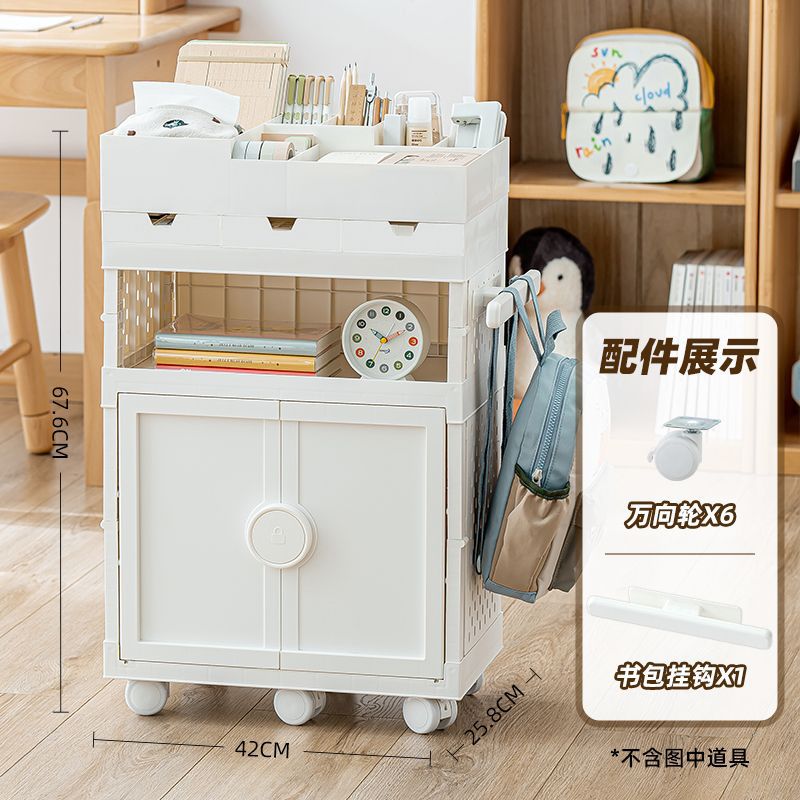 White - Solid Color - Includes Backpack Hook