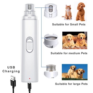 Tiếng Ồn Thấp Thiết Kế Hot Bán Pet Nail Chải Chuốt Công Cụ USB Sạc Điện Pet Dog Nail Máy Xay Cho Chó Mèo - Product Image 1