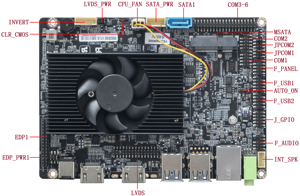 3.5inch Motherboard Source Factory I7 6th-7th 12v Oem <strong>Embedded</strong> Ipc Fan Industrial Pc Mini <strong>Computer</strong> <strong>X86</strong> Host With Celeron 3855U - Product Image 3