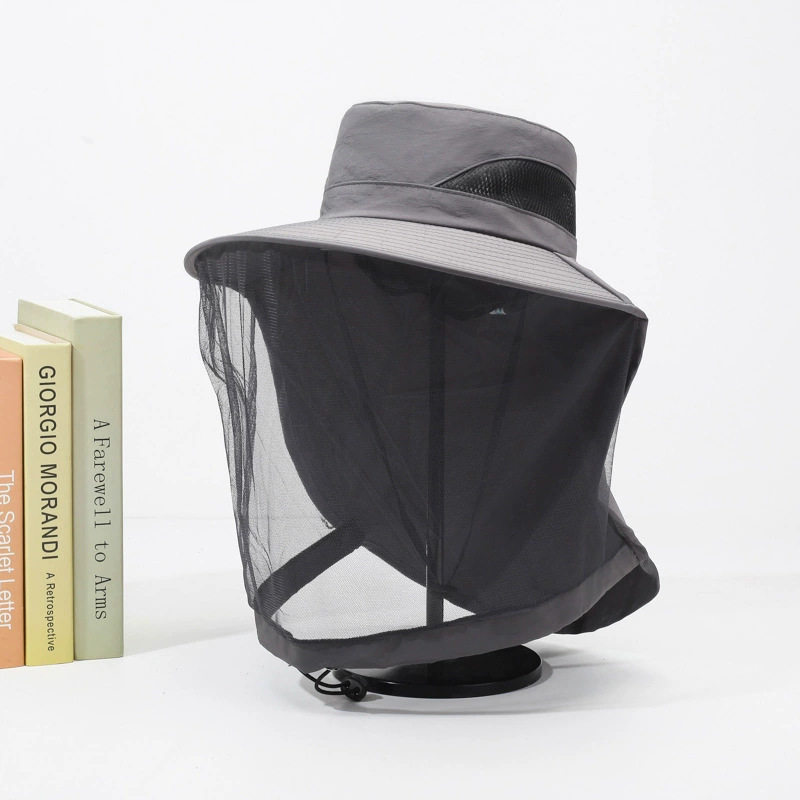 Gorro de apicultura de alta calidad - gris oscuro