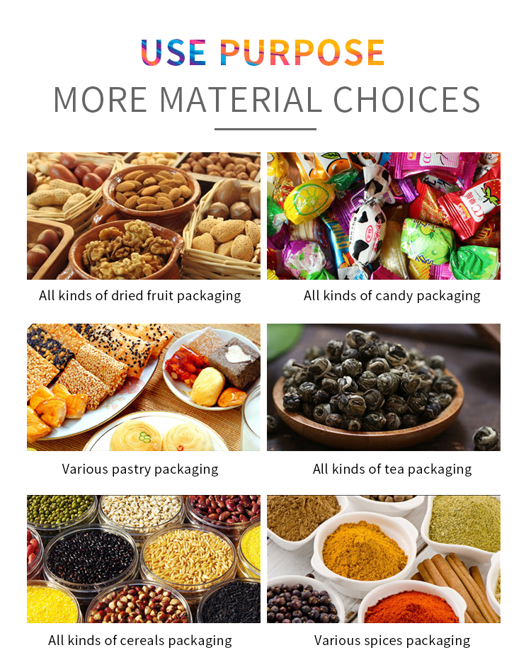 No Pritnting Stand Up Pouch Kraft Paper Matreial Standard Size For Daily Food Packaging