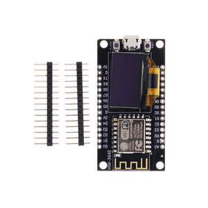 Roarkit NodeMCU ESP8266 geliştirme kurulu ile 0.96 inç OLED ekran CH340G ESP-12F WiFi modülü Arduino için TYPE-C USB/Micropyt