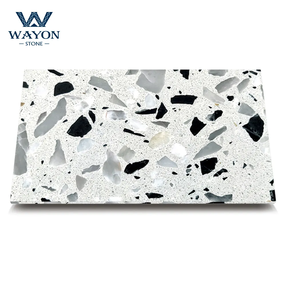 Carreaux de sol pour ciment, en pierre blanche glacé, à bas prix, WT240
