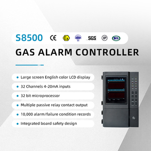 8インチカラーLCDタッチスクリーン4-20mA入力S8500産業用ガス検知器システム用ガス警報コントロールパネルガス警報コントローラー - Product Image 2