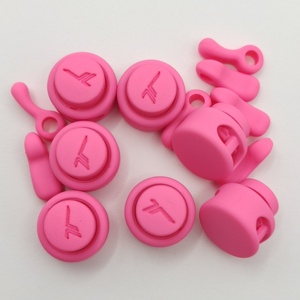 Custom Colorful Laser <strong>Nylon</strong> Plastic Cord Lock Toggle Plastic Stopper <strong>String</strong> Rope Spring Stoppers Locks - Product Image 2