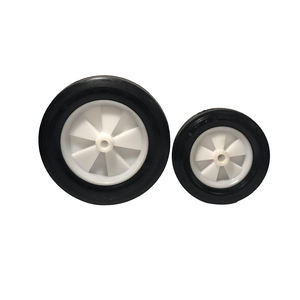 American Hot Selling Rasenmäher Caster 6 Zoll 8 Zoll Rasenmäher Voll gummi Rad rollen für Feld mäher Rollen ohne Lager - Product Image 4