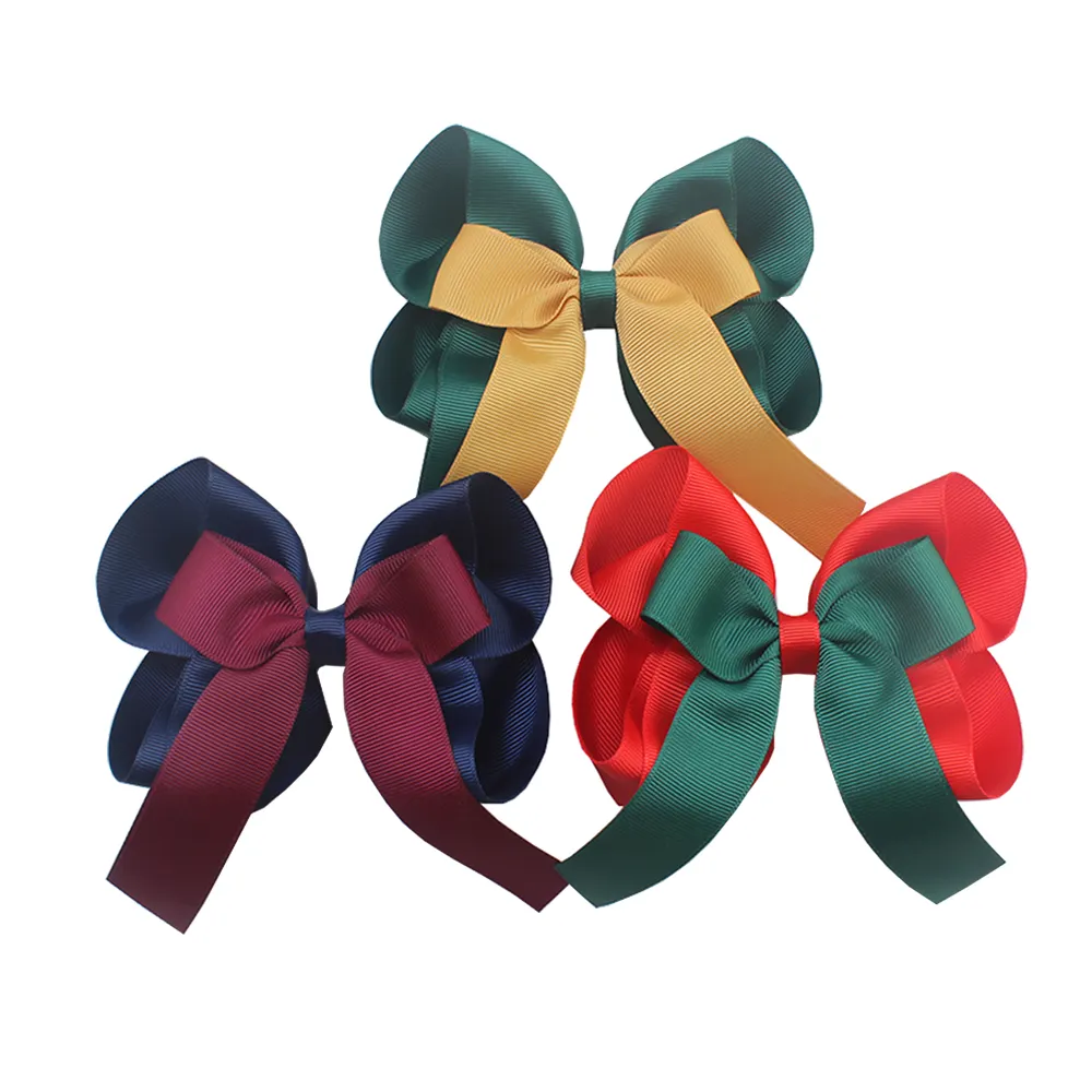 Nouveautés Double couche cheveux épingles à cheveux pour le jour de noël pinces à cheveux fête de vacances accessoires de cheveux pour enfants