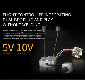 T-MOTOR Контроллер полета MINI F7 STM32F722 BMI270 3 ~ 6S Lipo поддержка OSD 20*20 мм в соответствии с F45A MINI 4IN1 ESC для дрона FPV - Product Image 6
