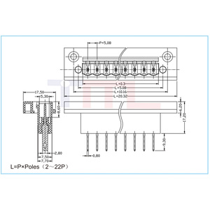 插入连接器块插入螺钉端子插座端子块 - Product Image 6