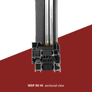WSP 90HIグレード10断熱防音盗難防止デザイン強化アルミフレーム高性能チルト回転窓 - Product Image 6