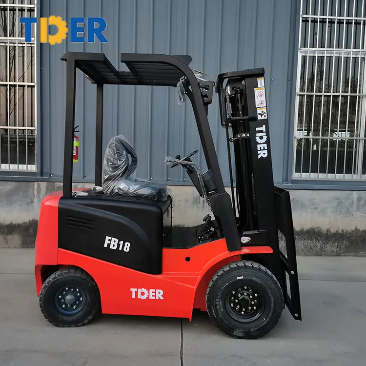 TDER new arrival mini size electric forklift 1t 1.5t 1.8t warehouse use ALL AC power electric truck for sell with attachment