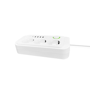 Enchufes y enchufes Cable Tira de alimentación eléctrica con USB y tipo C Cable de extensión de salida de enchufe múltiple Enchufe múltiple con interruptor - Product Image 6