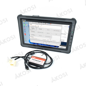 Getac F110 Tablet + MPDR Software 3.9 pesante strumento diagnostico Tester per Hitachi ZX-1 ZX-3 ZX-3G ZX-5 ZX-6 ZX-7 di escavatore