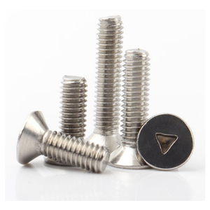 Paslanmaz çelik INOX süper dubleks SAFEEEE 2205 2507 A286 904L SUS SS havşa CSK üçgen düz kafa makinesi vida - Product Image 4