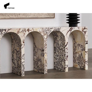 Tostone tự nhiên calacatta Viola đá cẩm thạch lối vào giao diện điều khiển Bảng nội thất đồ nội thất cho lối vào phòng khách nhà biệt thự trang trí nội thất - Product Image 6