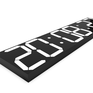 Orologio digitale a Led Oversize con Display a Led largo 27 "con Dimmer automatico per montaggio a parete enorme Timer per il conto alla rovescia con telecomando - Product Image 3