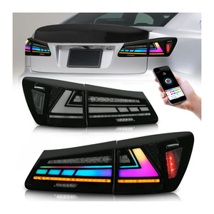 ไฟท้าย LED RGB สำหรับ Lexus คือชุดไฟหน้า2015-2019 IS250การกำหนดค่าสูง IS300 IS200ซ้ายขวาอัตโนมัติ - Product Image 1
