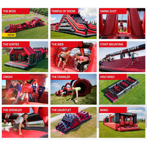 Blow up Outdoor Inflatable Water 5k Obstacle Course Games for Kids <strong>Fun</strong> Keep Families <strong>Close</strong> - Product Image 2