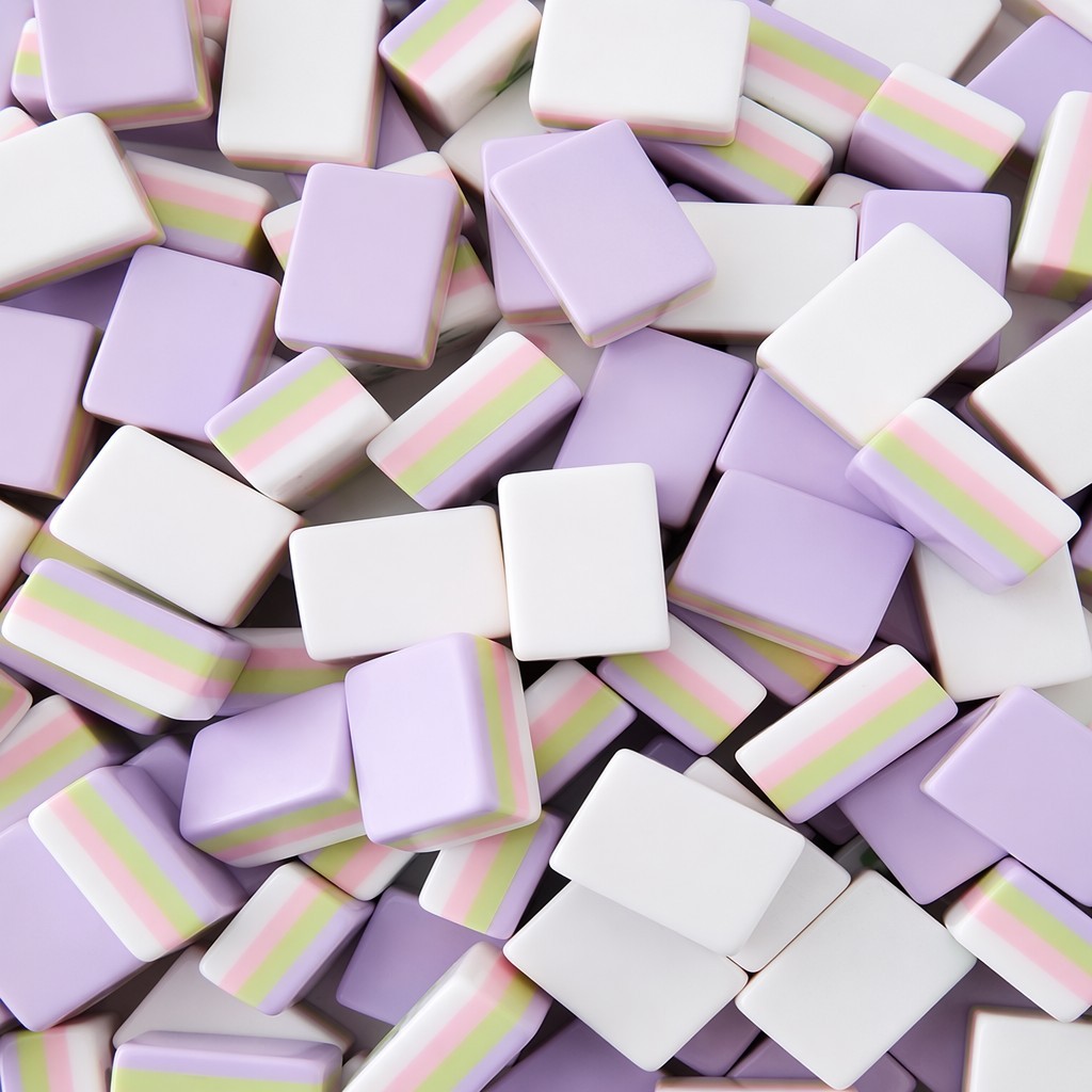 Nantucket Mahjong Tiles-Lavender purple