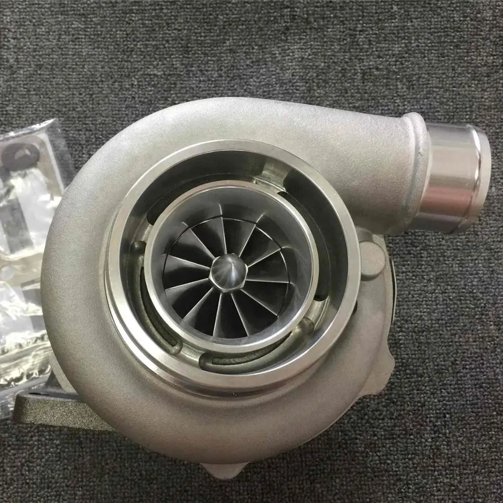 Racing gt30 gtx3076r turbina, turbocompressor de rolamento de esferas duplas para turbina a/r.63 t3