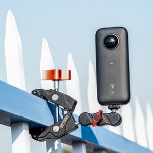 STARTRCユニバーサルストロングクランプマウント (アクションカメラ用) DJI Action 5 Pro/Insta360X4用アクセサリー (1/4スレッドベース付き) - Product Image 3