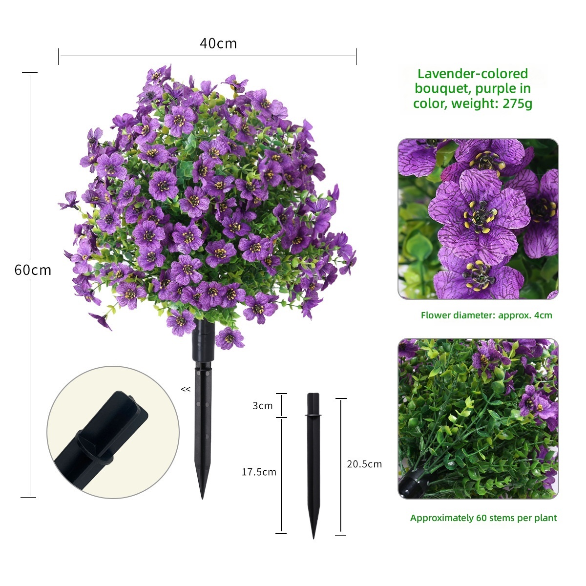 Violet ground purple