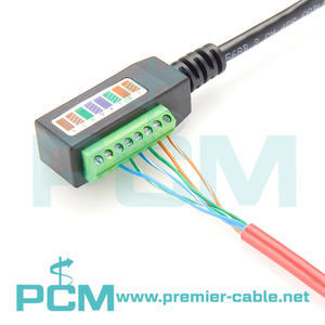 CAT5 CAT6 <span class=keywords><strong>RJ45</strong></span> гнездовой разъем для 8-позиционный винтовой клеммный кабель для передачи данных PoE RS232 RS422, штекер <span class=keywords><strong>RJ45</strong></span> - Product Image 5