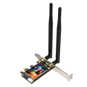 JOEGE wifi卡EP-BE9715 Wifi7 8774Mbps高速PCIe wifi 7 5.4无线适配器网卡，带英特尔芯片组