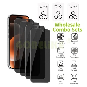 Không Có Bong Bóng 0.33Mm 0.3Mm Mỏng Chống Gián Điệp Tempered Glass Đối Với <span class=keywords><strong>iPhone</strong></span> 17 Pro Max 16 Cộng Với 15 14 13 12 11 X XR Loạt - Product Image 6