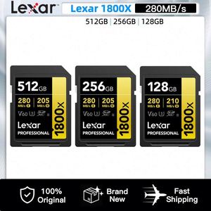 Original for Lexar Professional 1800X SD Card 128GB 256GB 64GB 512GB <strong>Memory</strong> Card up to 280MB/s 4K V60 <strong>Flash</strong> Card for Camera - Product Image 2