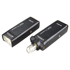 GODOX AD200 TTL 2.4G HSS 1/8000S พ็อกเก็ตไฟแฟลชคู่หัว200Ws พร้อมไฟฉายแบตเตอรี่ลิเธียม2900MAh - Product Image 4