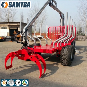 Fábrica de China, venta al por mayor de maquinaria forestal, cargadora de troncos, tractor, remolques de troncos, remolque de madera con grúa a la venta - Product Image 3