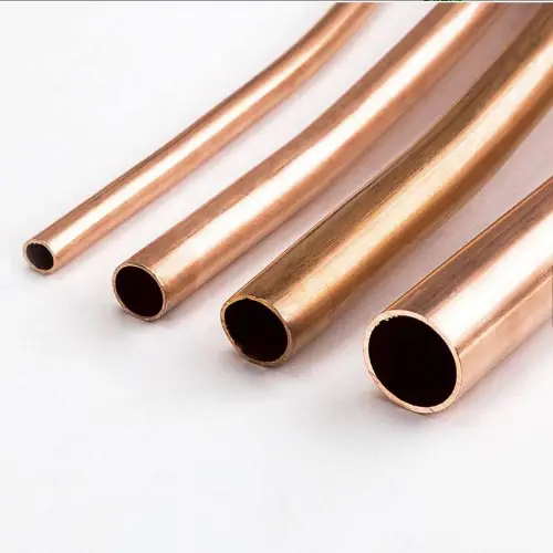 Tubo de tuberías de cobre sin costura capilar T2, buen precio, fábrica de Tianjin