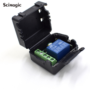 SMG-801 12V Mini Wireless RF Fernbedienung Lichtsc halter 10A Relais Ausgang Radio DC 12V 1 CH Kanal Empfänger Modul Sender - Product Image 3