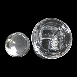 Recipiente transparente químico de laboratorio, 5 piezas, microscopio de lugar, tarro de tinción de portaobjetos de vidrio Coplin redondo Circular con tapa - Product Image 6