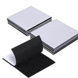Strength Sew on Self Adhesive <strong>Hook</strong> and <strong>Loop</strong> <strong>Tape</strong> 25mm*5meters <strong>Hook</strong> +25mm*5Meters <strong>Loop</strong> White Color - Product Image 4