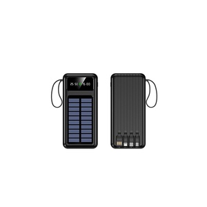 Banco de energía solar exterior de alta capacidad de 30000mAh al por mayor, salida de 24V CC con cable propio, salida de 10 W para dispositivos móviles - Product Image 1