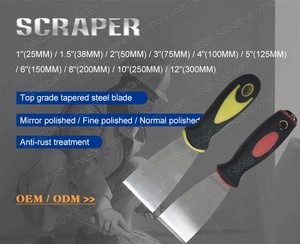 Thực tế kinh tế thép không gỉ tường Putty dao công nghiệp lớp vách thạch cao hoàn thiện công cụ - Product Image 5