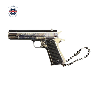 1:3 Mini 1911 alaşım oyuncak silah Model anahtarlık, olmayan ateş el yapımı tahsil hediye ile hareketli slayt ve gerçekçi detaylar - Product Image 1