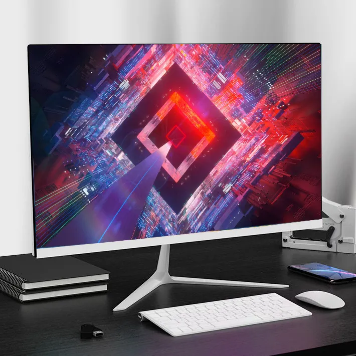 I7 Aio Led 8 gb Ram 21.5 pouces incurvé tout-en-un PC ordinateur de jeu de bureau