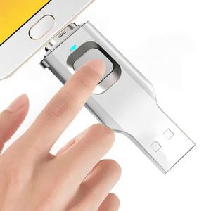 免费徽标打印512gb Usb 3.0 Type C Otg指纹加密Usb闪存驱动器锁定指纹Usb闪存驱动器 - Product Image 6