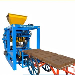 Máquina semiautomática de fabricación de bloques huecos, 220V, fabricante de ladrillos de hormigón de cemento con componentes de núcleo PLC, para fabricación de bloques - Product Image 3