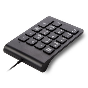 Venta al por mayor de fábrica Mini teclado numérico con cable Teclado USB 18 teclas Teclado estándar para computadora portátil Aplicación de números Idioma inglés - Product Image 3