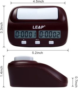 LEAP Basic factory Chess Clock I-go,XiangQi, Timer di scacchi disponibile con funzione di memoria ritardo e bonus - Product Image 2